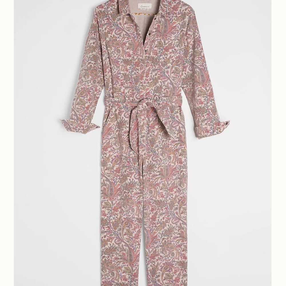 Anthropologie denim jumpsuit